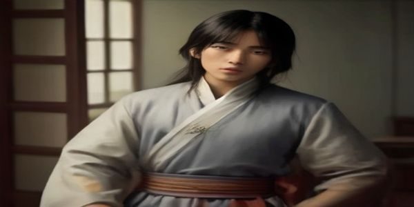 摄影师工作室环境，一位年轻摄影师坐在电脑前浏览自己的作品集网站，屏幕上显示用免费在线成网站平台搭建的摄影作品展示页，灯光柔和温暖