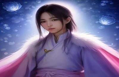 SEO设置教程视频封面，讲师在电脑前演示免费建站平台的SEO配置页面，画面专注细节，背景简洁
